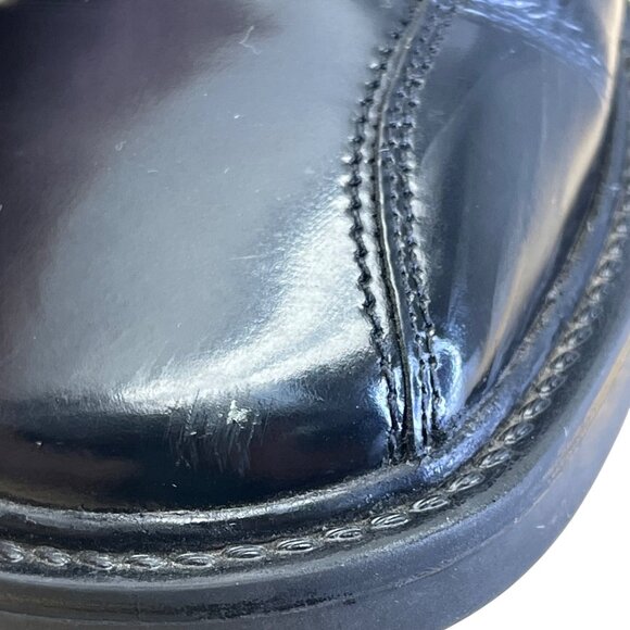 Stacy Adams Men’s Black Leather Lace Up Bike Toe Oxford Shoes Size 10.5M - Picture 11 of 14